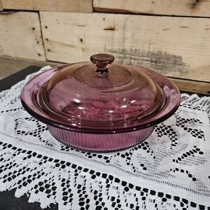 Vintage Cranberry Visionware